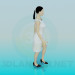 Modelo 3d Mulher - preview