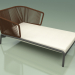 3d model Chaise lounge 004 (Cord 7mm Brown) - preview