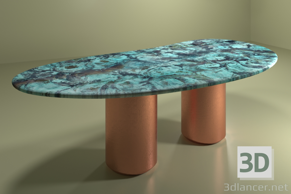 3d Table BAIA-DE-CASTELLI model buy - render