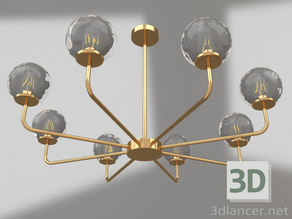 3d модель Стельова люстра Кіан (07617-8,20) – превью