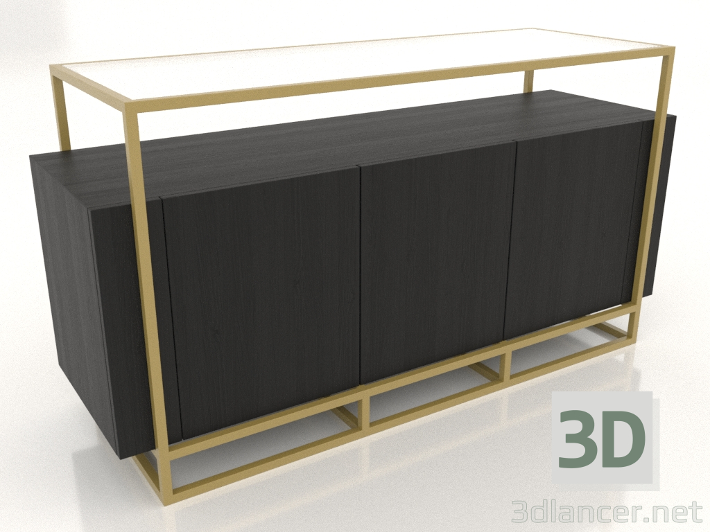 modèle 3D Commode (noir RAL 9005) - preview