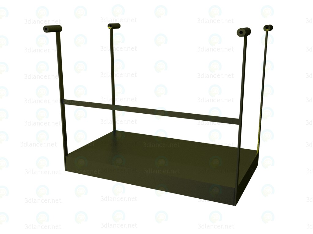 3d model Estante para mesa P1S0505AH - vista previa