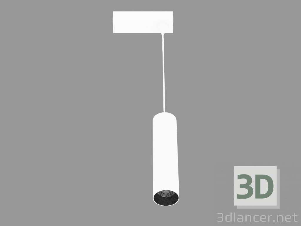 3d модель Світлодіодний світильник (DL18629_01 White S + база DL18629 1Kit W Dim) – превью