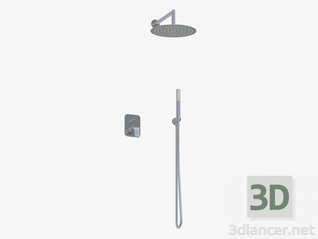 modèle 3D Colonne de douche à chasse d'eau Cynia (NAC 09BP) - preview