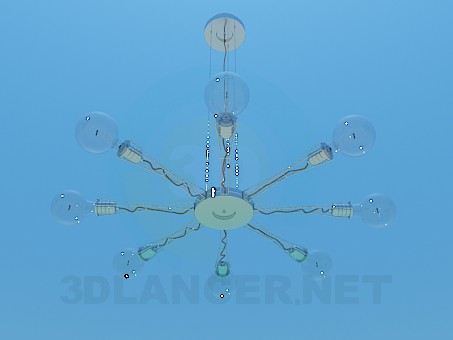 3d model Araña de luces - vista previa