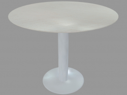 Table à manger (frêne teinté blanc D90)