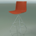 modèle 3D Chaise de bar 0498 (avec garniture avant, chêne blanchi) - preview