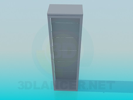 3d модель Шафка - вітрина – превью 3d модель Шафка - вітрина – превью