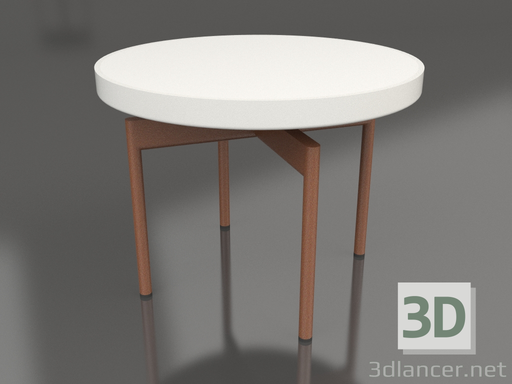 3d model Coffee table round Ø60 (Agate gray, DEKTON Zenith) - preview