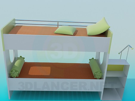 modelo 3D Sofá cama - escuchar modelo 3D Sofá cama - escuchar
