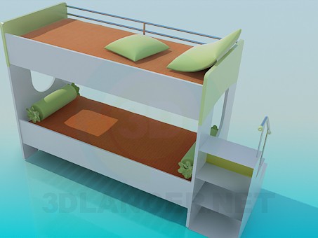 modelo 3D Sofá cama - escuchar modelo 3D Sofá cama - escuchar