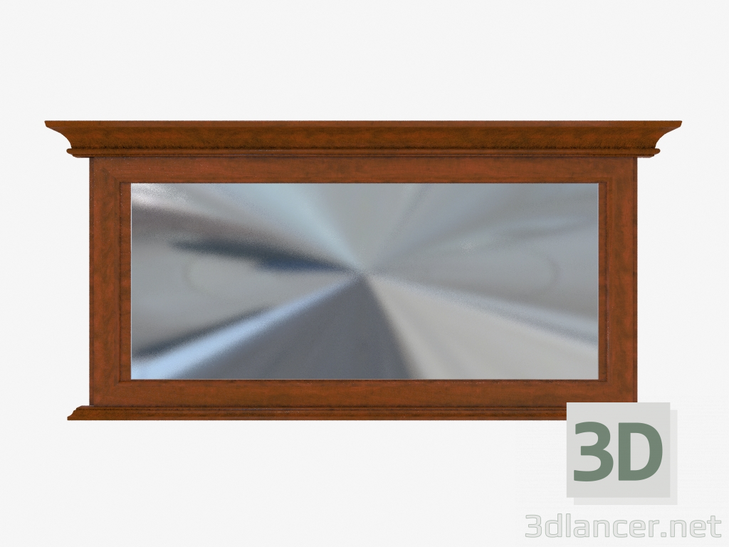 3D Modell Spiegel an der Wand (3869-32) - Vorschau