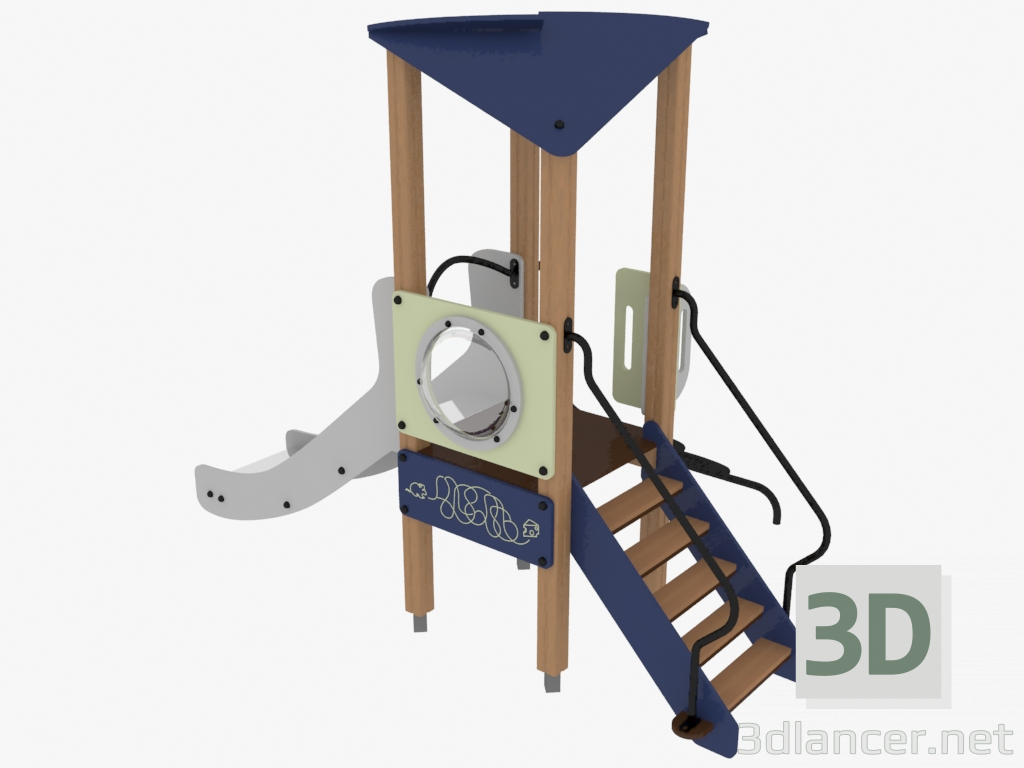 3D Modell Kinderspielanlage (4411) - Vorschau