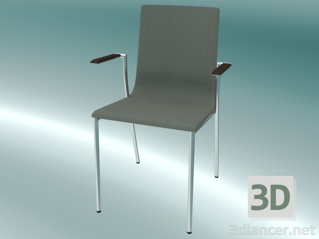 3 डी मॉडल आगंतुकों के लिए कुर्सी (K4H 2P) - पूर्वावलोकन