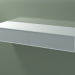 3d model Double box (8AUFAB02, Glacier White C01, HPL P03, L 144, P 50, H 24 cm) - preview