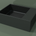 3D modeli Tezgah üstü lavabo (01UN21102, Deep Nocturne C38, L 48, P 36, H 16 cm) - önizleme