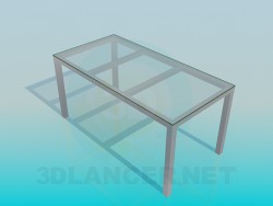 Mesa de centro rectangular