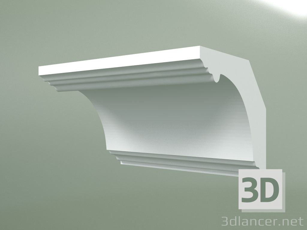 modèle 3D Corniche en plâtre (socle de plafond) KT009 - preview