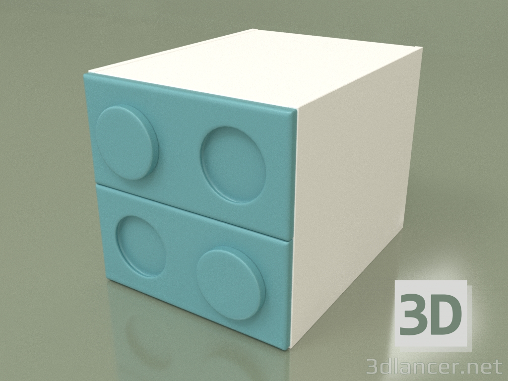 modèle 3D Table de chevet pour enfants (Mussone) - preview