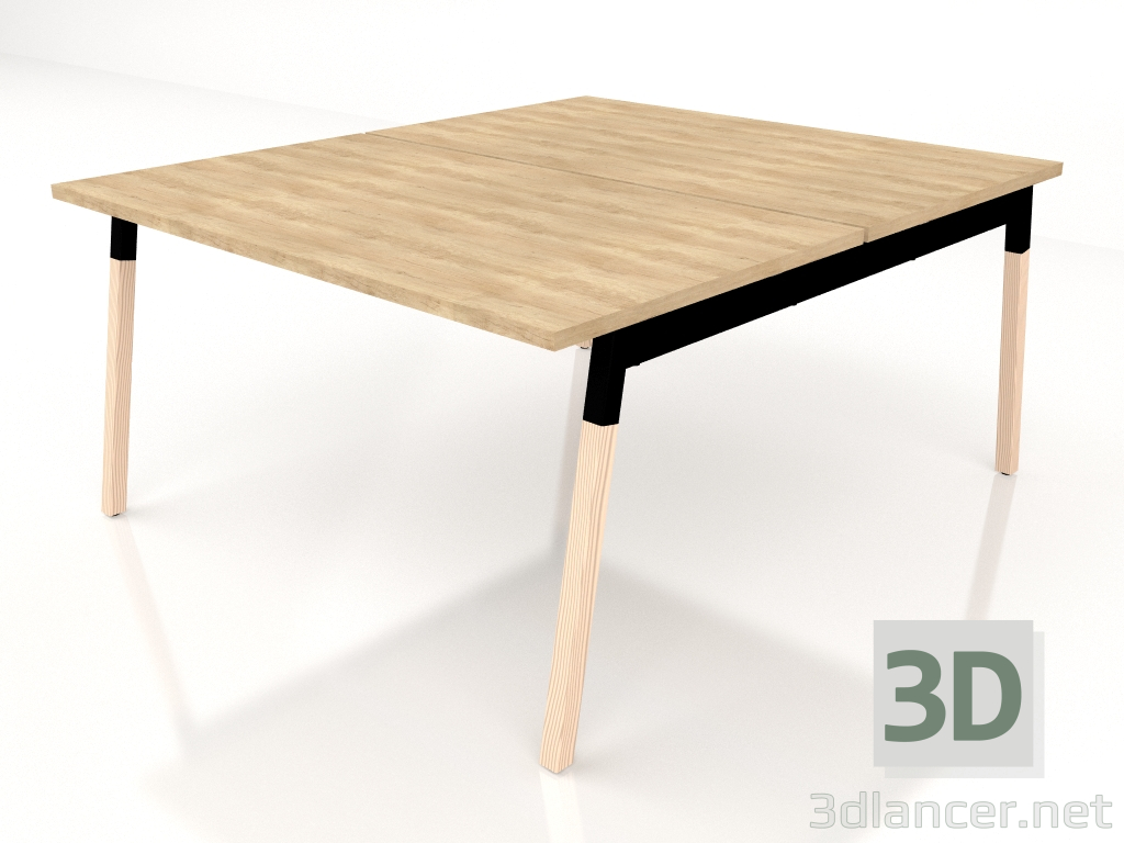 3D modeli Çalışma masası Ogi W Bench Slide BOW33 (1400x1610) - önizleme
