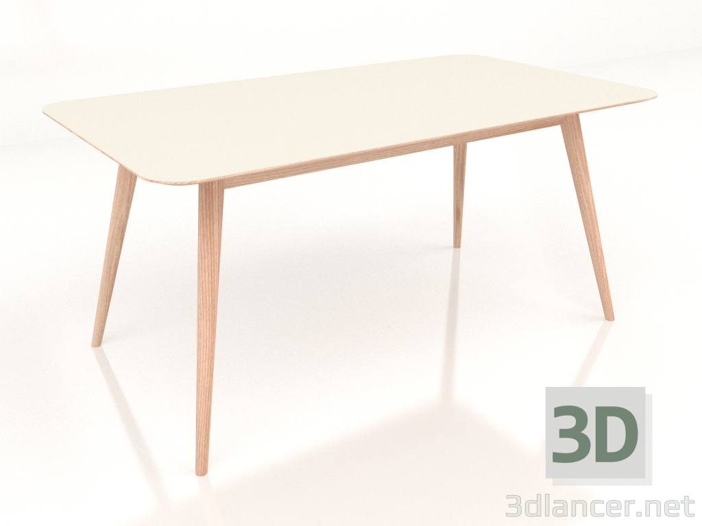 3d модель Стол обеденный Stafa 160 (Mushroom) – превью