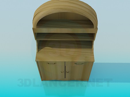 modelo 3D Buffet - escuchar modelo 3D Buffet - escuchar