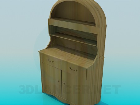 modelo 3D Buffet - escuchar modelo 3D Buffet - escuchar