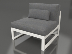 Modular sofa, section 3, high back (Agate gray)
