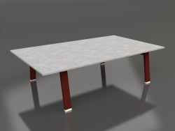 Mesa de centro 120 (Rojo vino, DEKTON)