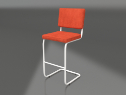 Tabouret de bar Ridge Rib (Orange)