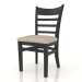 3d model Oxford chair (Dark wenge) - preview