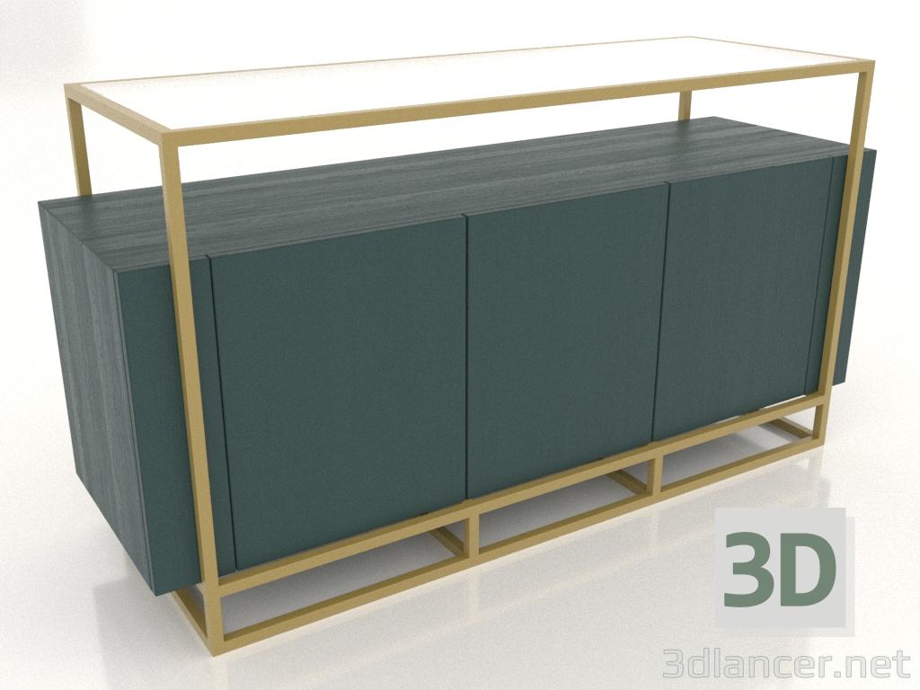 3d model Cómoda (RAL 6004) - vista previa