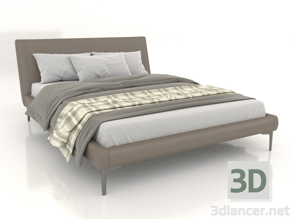 modello 3D Letto morbido Metropolitan - anteprima
