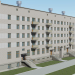 3d Five-story building with a polyclinic of Chelyabinsk at ChMZ model buy - render