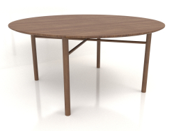 Mesa de comedor DT 02 (opción 1) (D=1600x750, madera marrón claro)