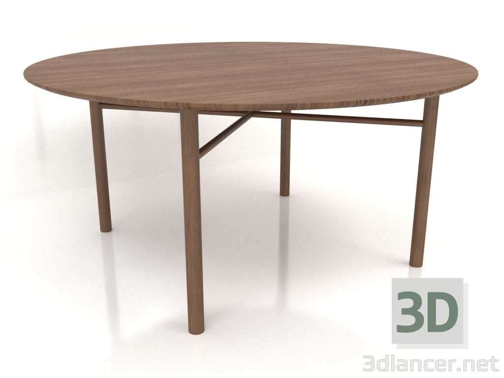 3d модель Стол обеденный DT 02 (вариант 1) (D=1600x750, wood brown light) – превью