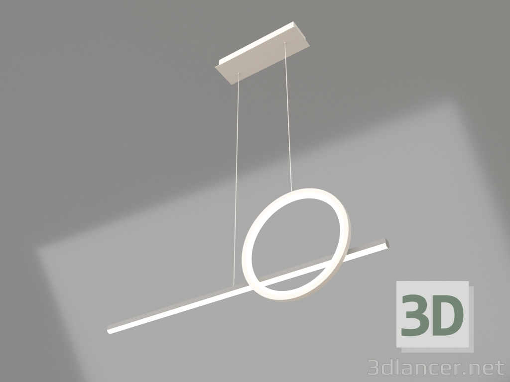 modello 3D Lampadario a sospensione (7192) - anteprima