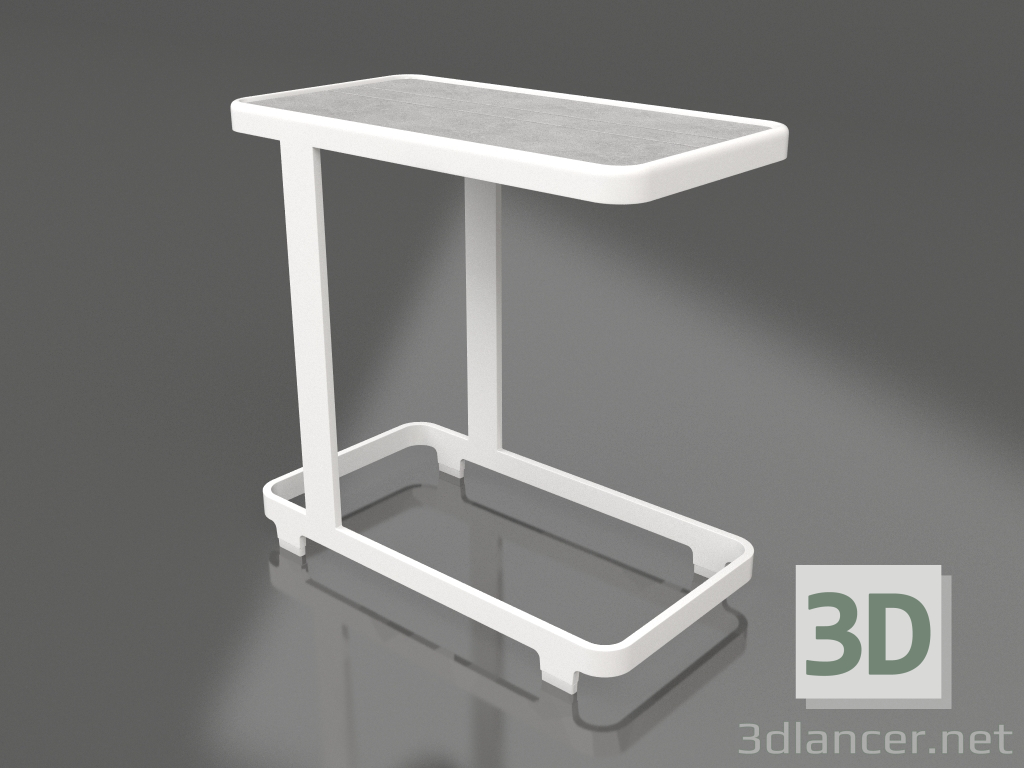 modello 3D Tavolo C (DEKTON Kreta, Bianco) - anteprima