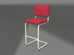 Bar stool Ridge Rib (Red)