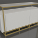 3d model Chest of drawers (white RAL 9010 without wood texture) - preview