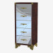 3d model Chest of drawers in classical style 472 - preview