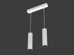 La lámpara de LED (base DL18629_01 Blanco S + DL18629 2Kit W Dim)