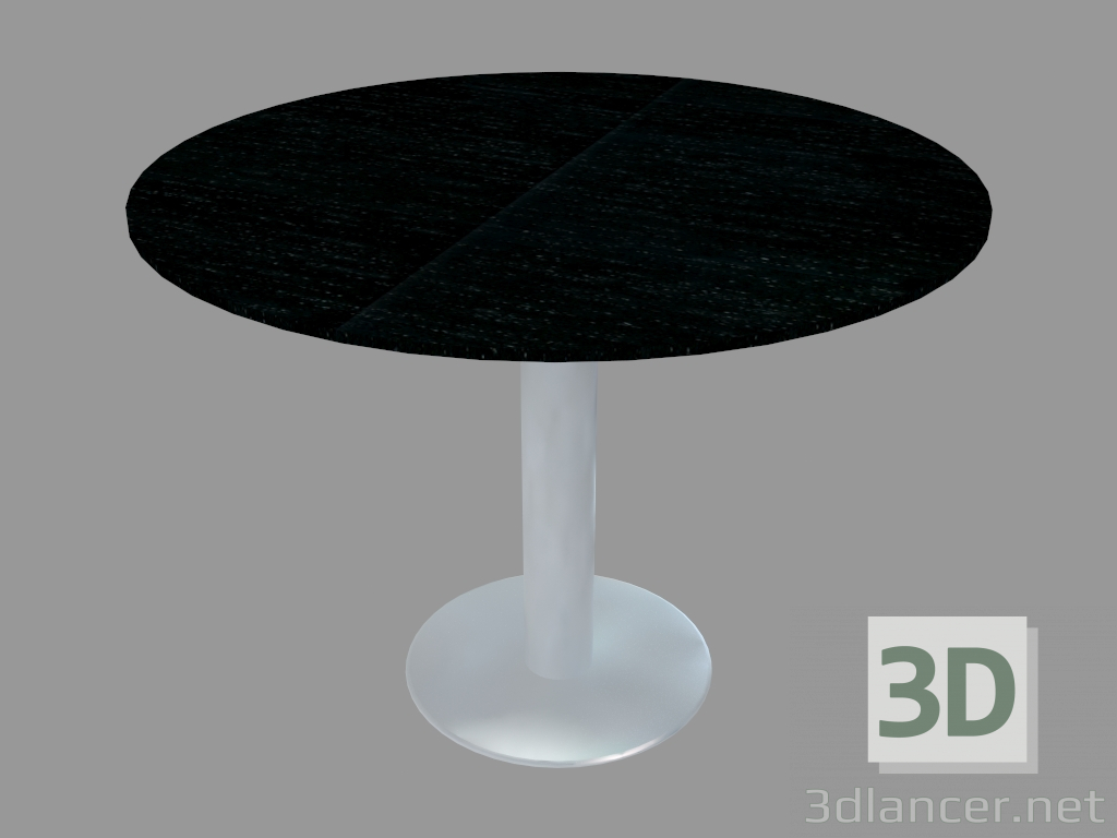 3D Modell Esstisch (Esche schwarz gebeizt D100) - Vorschau