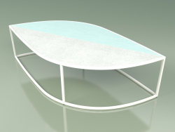 Coffee table 002 (Glazed Gres Ice-Water, Metal Milk)