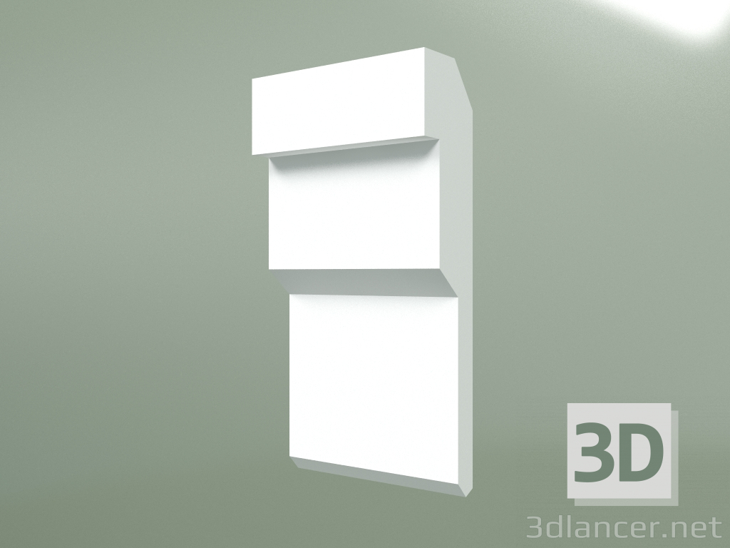 3d model Plaster cornice (ceiling plinth) KT011 - preview
