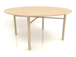 Стіл обідній DT 02 (варіант 1) (D=1600x750, wood white)