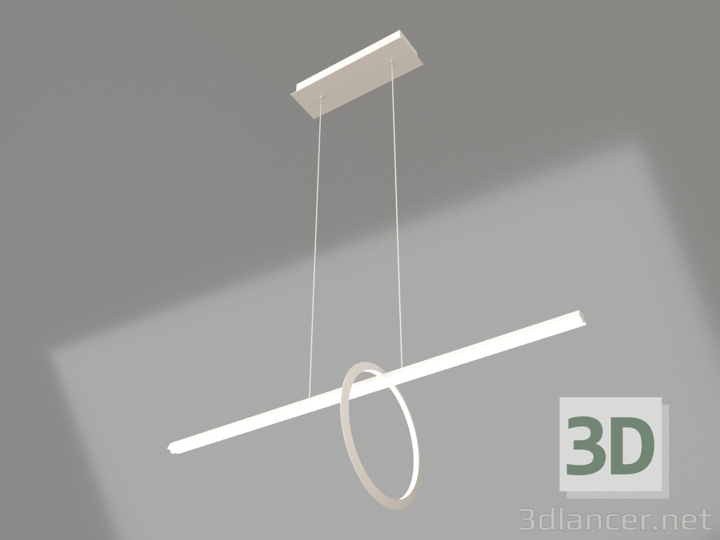 modello 3D Lampadario sospeso (7193) - anteprima