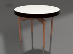 Coffee table round Ø60 (Black, DEKTON Zenith)