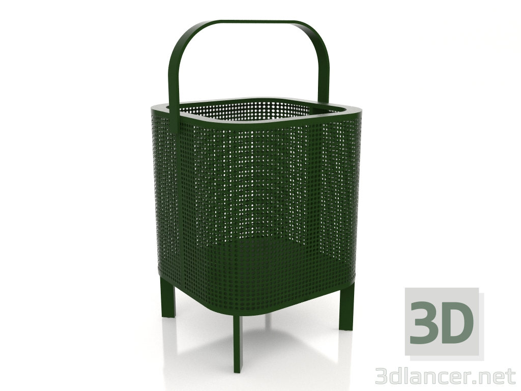 3d model Box for candles 2 (Bottle green) - preview