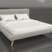 modello 3D Letto con testiera morbida Mod - anteprima